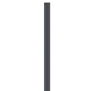 Anthracite Linerio S-Line Wood Slat Effect Left Hand Trim