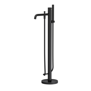 Matt Black Steeple Minimal Freestanding Bath Tap
