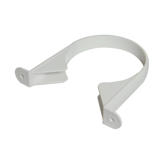 White FloPlast 110mm Soil Pipe Clip