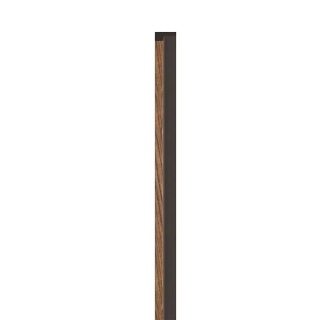 Brown Linerio S-Line Wood Slat Effect Left Hand Trim