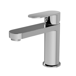 Chrome Omega Halstatt Mono Basin Mixer Tap inc Clicker Waste