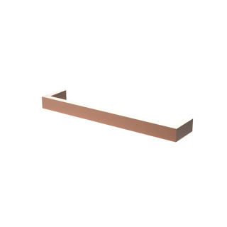 Brushed Bronze Singola Electric Towel Rail