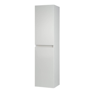 White Gloss Kore Wall Mounted Side Unit- Tall Unit