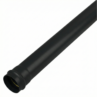 Black FloPlast Push-Fit 110mm Soil Pipe