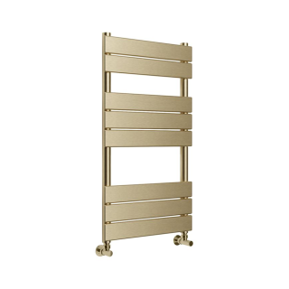 Brushed Brass Trend Square Ladder Radiator