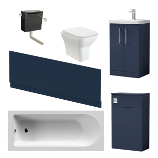 Indigo Blue Value Bath Combination Vanity Suite