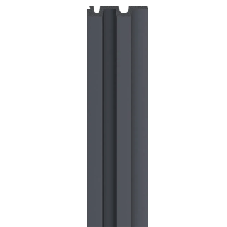 Anthracite Linerio L-Line Wood Slat Effect Slat Panel