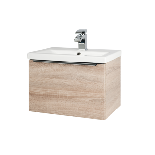 Sonoma Oak Vanity Unit & Basin Kore Vanity Unit