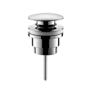 Chrome Round Universal Clicker Basin Waste Basin Wastes (Choice of Colours & Waste Types)