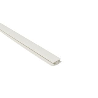 8mm 2-Part H Join - White - Plastic