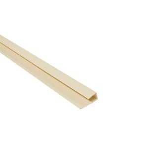 8mm 1-Part End Profile - Beige - Plastic