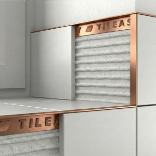 Copper Metal Square Edge Tile Trim