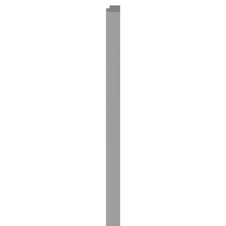 Grey Linerio M-Line Wood Slat Effect Right Hand Trim