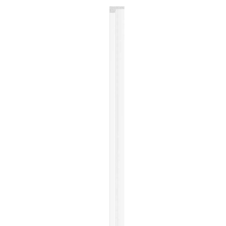 White Linerio S-Line Wood Slat Effect Left Hand Trim