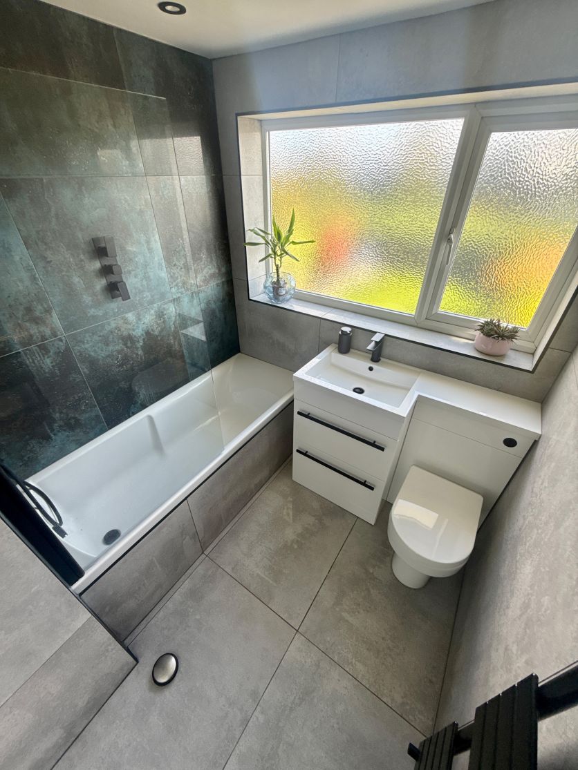 Modern Family Bathroom Supplied in Norton