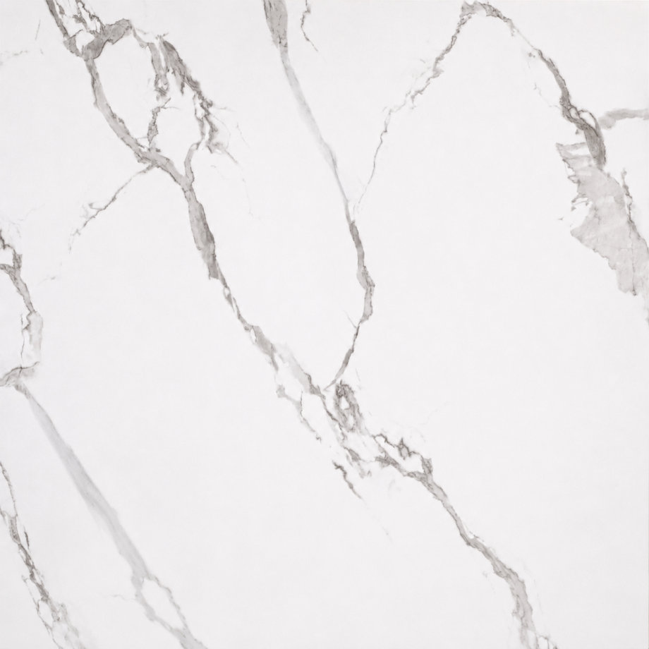 Carrara Marble Supergloss 1000mm Solid Core Waterproof Shower Panel