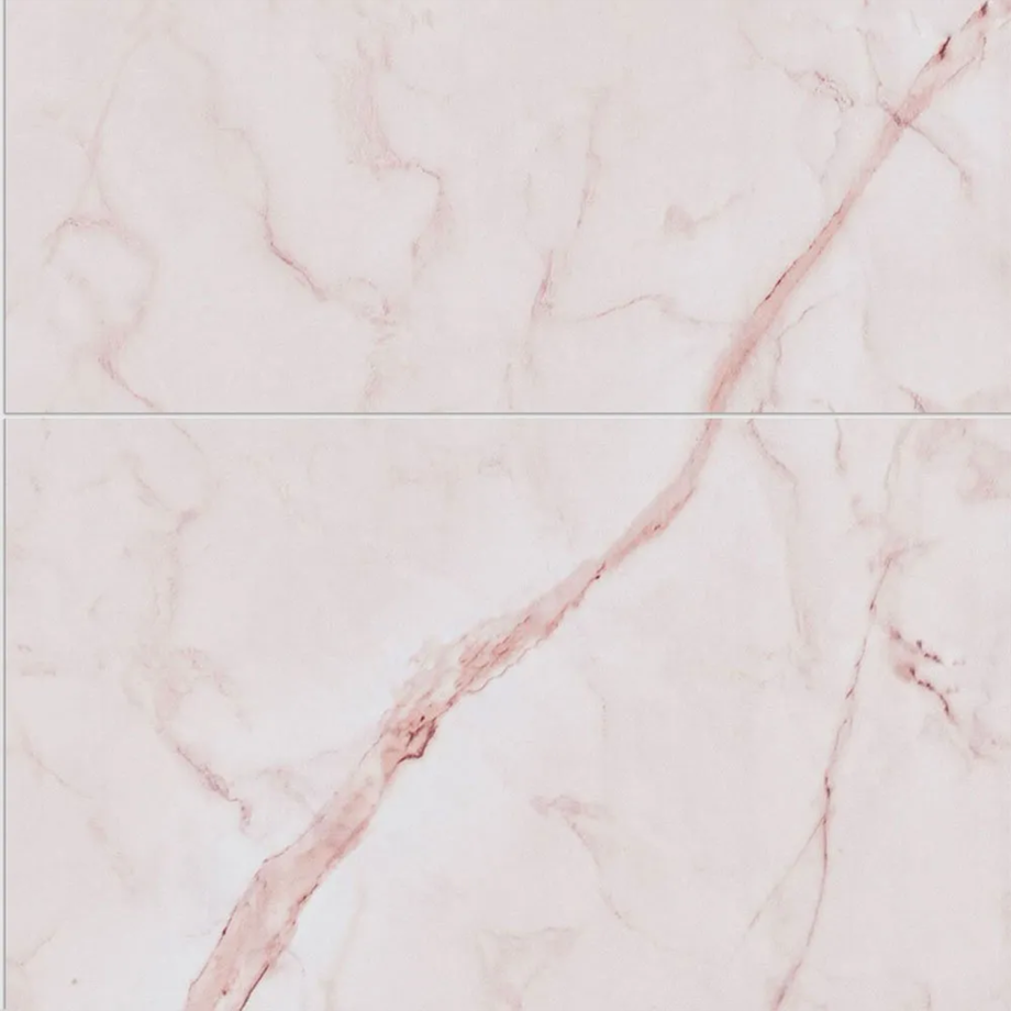 Lisburn Pink Marble Tile Effect Bathroom Wall Cladding - 8mm - 500mm x 2700mm