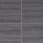 Gwent Dark Grey Tile Effect Bathroom Wall Cladding - 8mm - 500mm x 2700mm
