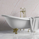 Lisburn Pink Marble Tile Effect Bathroom Wall Cladding - 8mm - 500mm x 2700mm