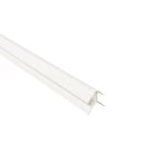 8mm 2-Part Universal Corner - White - Plastic