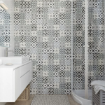 Patchwork PVC Bathroom Cladding - 8mm - 250mm x 2650mm