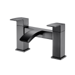 Omega Vibe Matt Black Bath Filler Tap