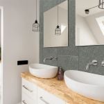 Shale Grey Tile Effect Bathroom Cladding - 300mm x 2700mm