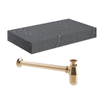 Natural Wall Hung Basin Shelf