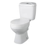 Value Close Coupled Toilet & Floor Standing Cloakroom Unit