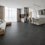 Nero Black Marble SPC Flooring