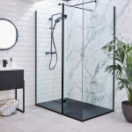 Nero Black Wet Room Screen