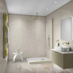 Windsor Tile Effect Bathroom Wall Cladding - 8mm - 500mm x 2700mm