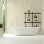 Inspiro Tile Shine - Cream SPC Cladding - 2.06sqm - 700mm x 420mm