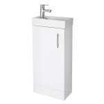 Value Close Coupled Toilet & Floor Standing Cloakroom Unit