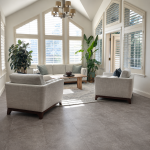 Dark Grey Stone SPC Flooring