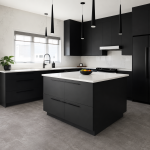 Dark Grey Stone SPC Flooring