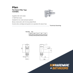 Plan Chrome Basin Pillar Taps