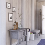 Nutmeg Wood PVC Bathroom Cladding - 8mm - 250mm x 2650mm