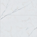 Surrey White Marble Tile Effect Bathroom Wall Cladding - 8mm - 500mm x 2700mm