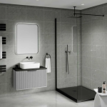 Exeter Stone Effect Tile Effect Bathroom Wall Cladding - 8mm - 500mm x 2700mm