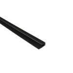 8mm 2-Part End Profile - Black - Plastic