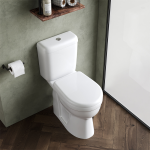 Comfort Height Close Coupled Toilet with Cistern & Seat