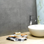 Inspiro Tile Fog - Dark Grey SPC Cladding - 2.06sqm - 700mm x 420mm