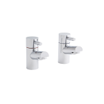 Plan Chrome Basin Pillar Taps