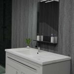 Quarried Charcoal Bathroom Wall Panel - 300mm x 2700mm