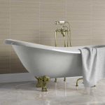 Armagh Beige Tile Effect Bathroom Wall Cladding - 8mm - 500mm x 2700mm