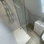 Gloss Fusion Light Grey Shower Panel - 10mm x 900mm x 2400mm