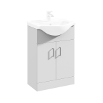 Value White Gloss Combination Vanity Basin & Toilet Pack