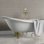 Cornwall Stone Effect Tile Effect Bathroom Wall Cladding - 8mm - 500mm x 2700mm