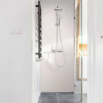 Gloss Carrera Marble White Shower Panel - 10mm x 900mm x 2400mm